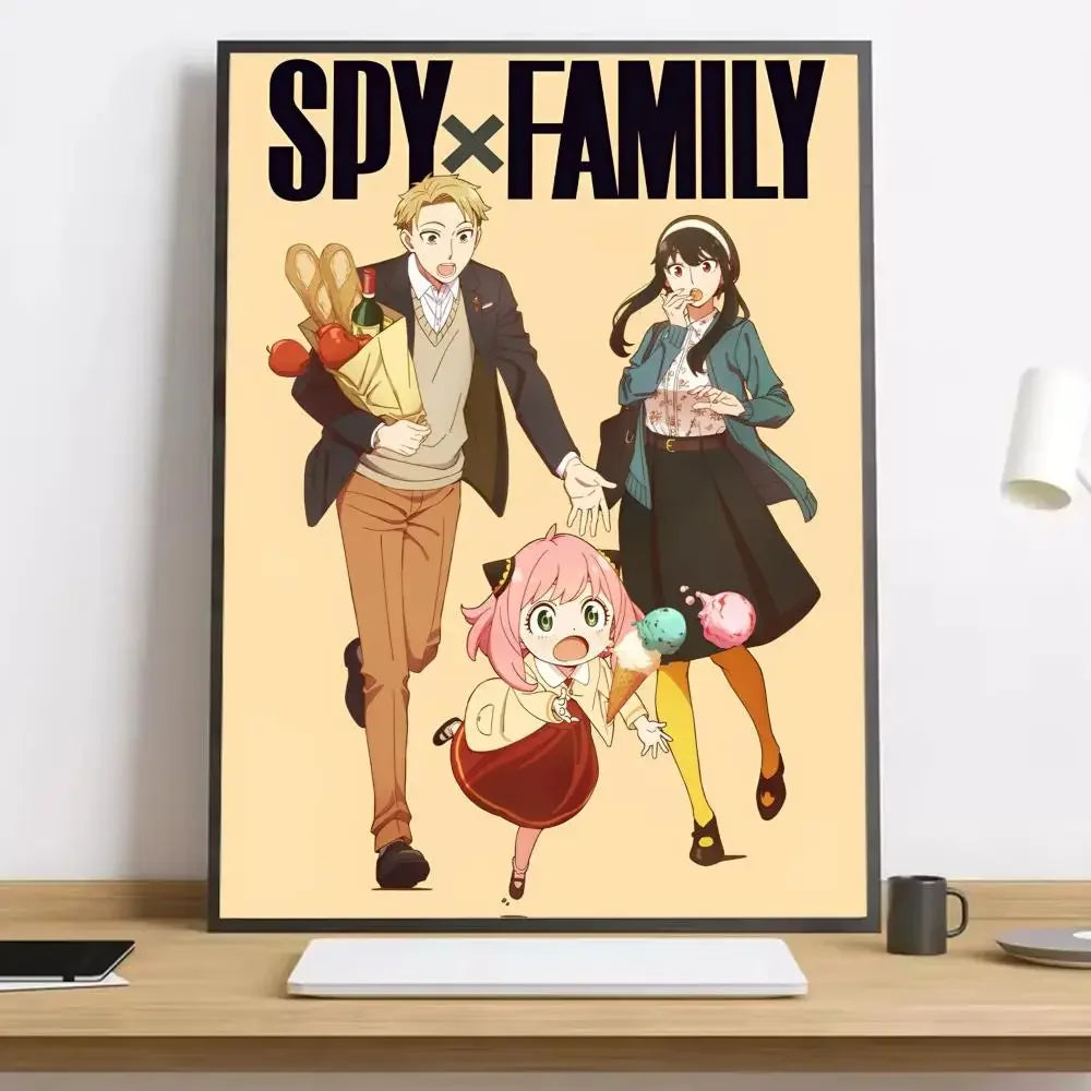 Spy x Family Anya HD Canvas Poster – Anime Wall Art Decor Anime Canvas Poster Qst