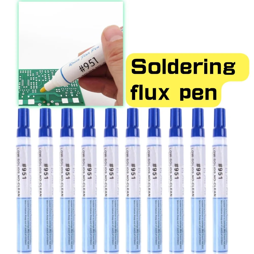 Kester 951 Rosin Flux Pen 10ml | No-Clean Low-Solid Solder Soldering Flux Pen Qme