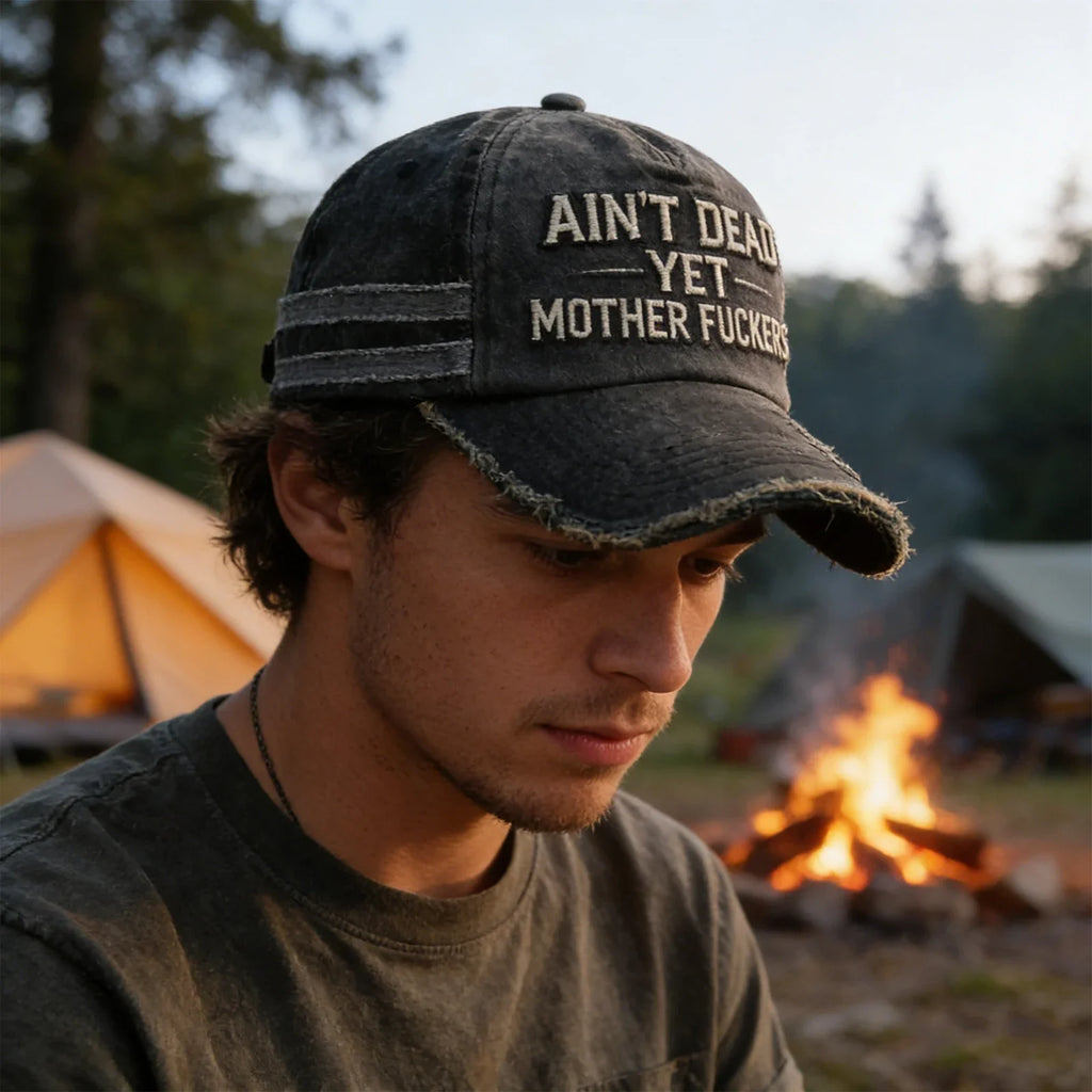 Unisex Vintage Washed Distressed Adjustable Commemorative Hat Vintage Baseball Cap Qme
