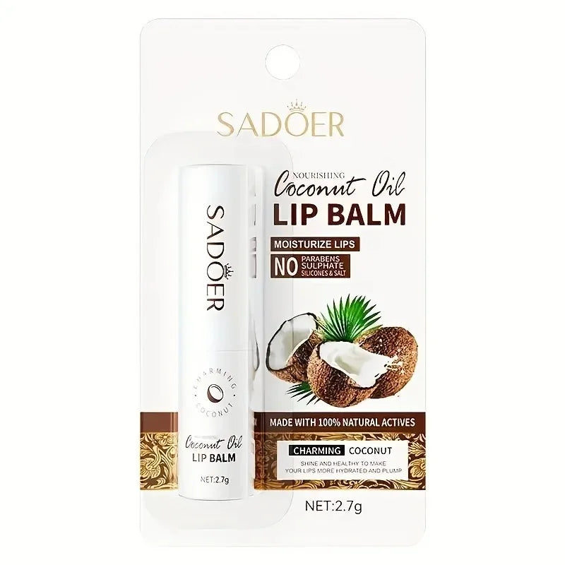 REAROYA Coconut Lip Balm – Nourishing Daily Moisture for Lips Lip Balm Qst Coconut