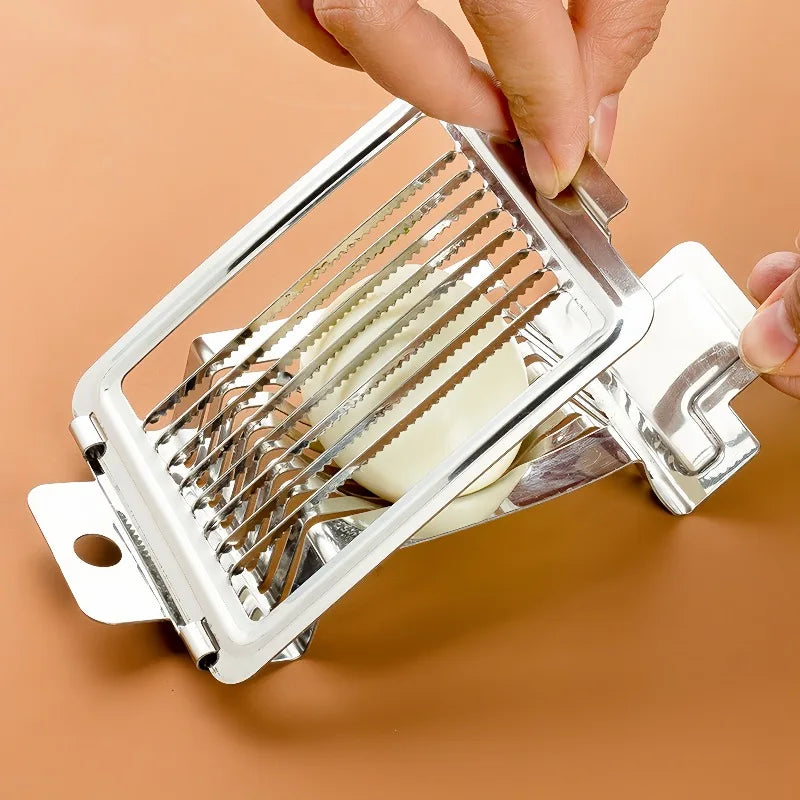 Multifunctional Stainless Steel Egg & Food Slicer Cutter Egg & Food Slicer Qme