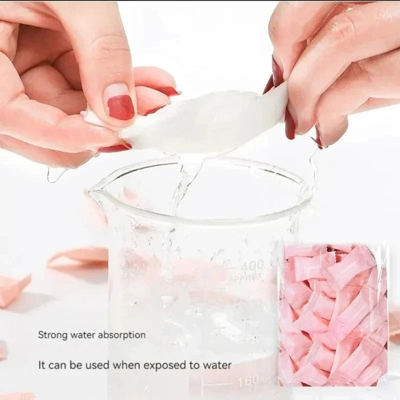 Compressed Cotton Disposable Face Towels Travel Bag – 50 Pcs Disposable Face Towels Qme