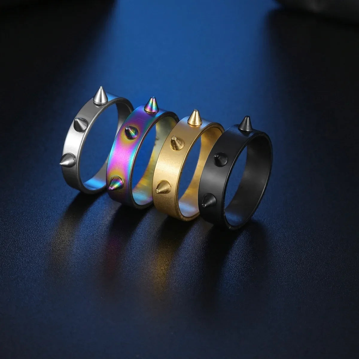 Gothic Punk Stainless Steel Ring – Men's & Women's Gothic Stainless Steel Ring Qme