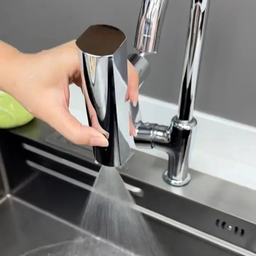 720° Swivel Waterfall Faucet Sprayer Head Filter Diffuser Faucet Diffuser Adapter Qme