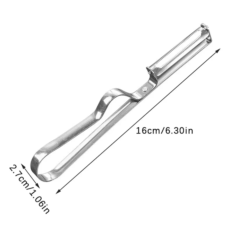 Stainless Steel Multi-Function Vegetable & Fruit Peeler Vegetable Peeler Qme Default Title