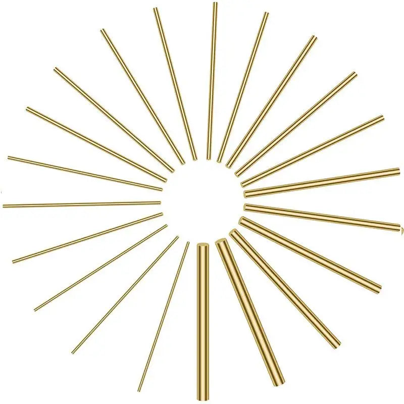Solid Brass Rod – DIY Knife Rivet & Handle Pin Bar 3–8mm Brass Metal Rod Qst