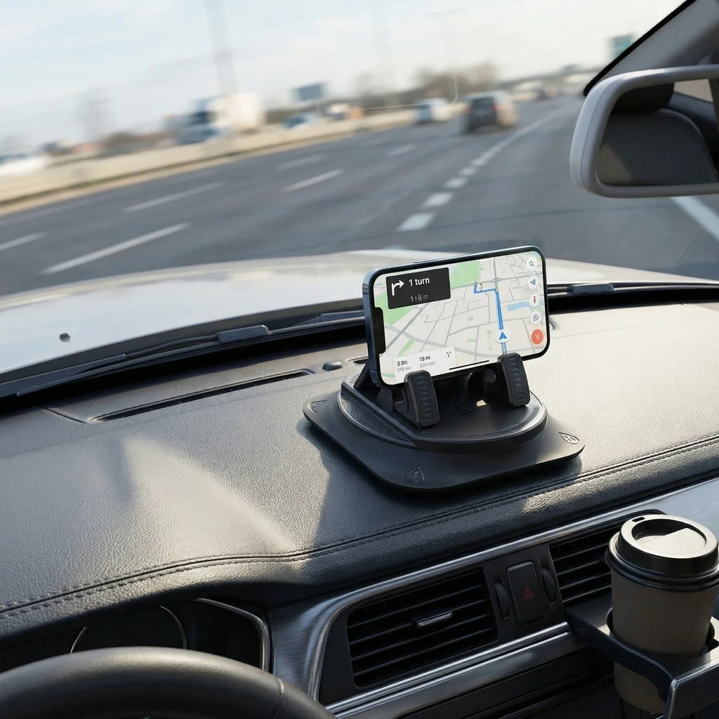 Universal Dashboard Car Phone Holder – Anti-Slip Dash Mount Car Phone Mount Qme