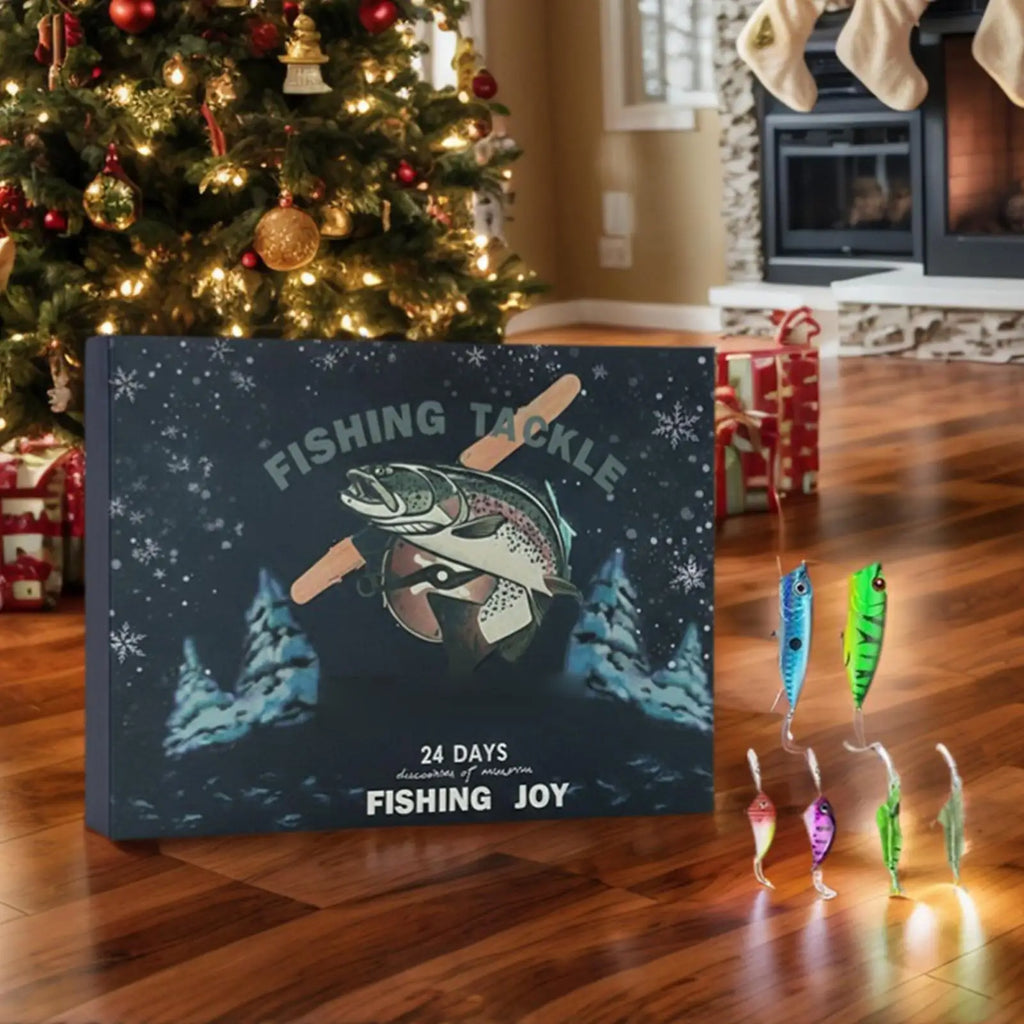 Christmas Advent Calendar – 24 Fishing Lures | Angler Gift Fishing Advent Calendar Qme