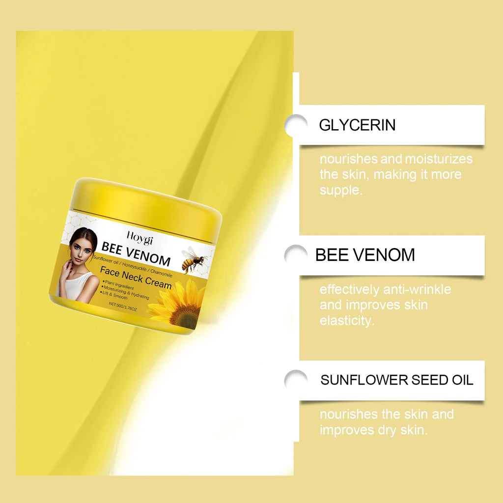 Hoygi Bee Venom Moisturizing Cream – Face, Neck & Scalp Face Moisturizing Cream Qst