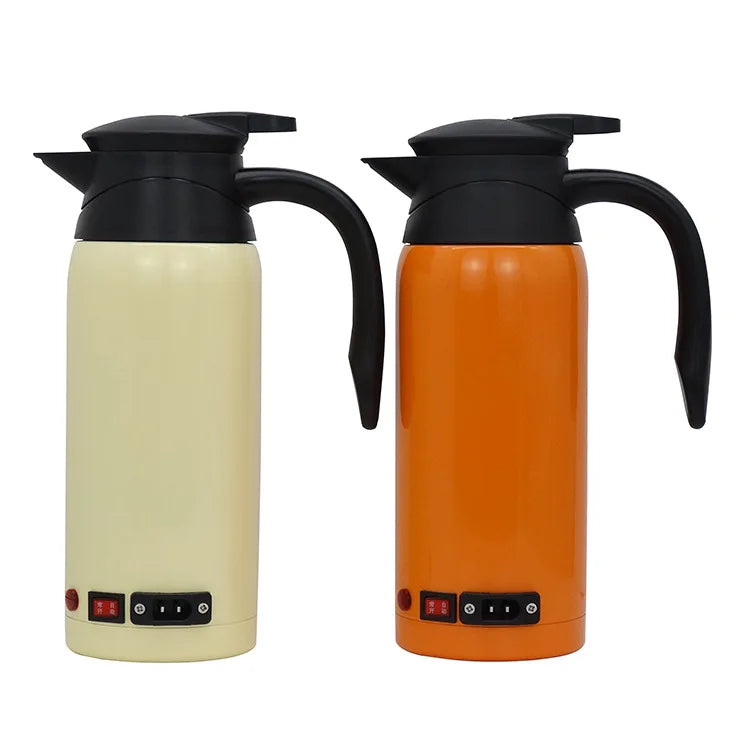 12V/24V Car Electric Kettle – Dual Voltage Fast Heater Car Electric Kettle Qst