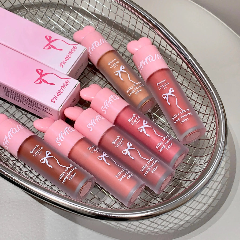 SHAQINUO Liquid Blush Natural Glow Sponge Brush – 6 Shades Liquid Blush Qme