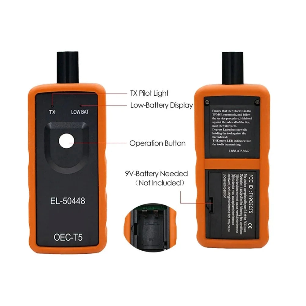 EL-50448 TPMS Relearn Tool – Tire Pressure Sensor Reset TPMS Reset Tool Qme