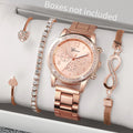 Ladies' Diamond Steel Band Fashion Watch | Quartz, 2 Colors Ladies Fashion Watch Qme 2