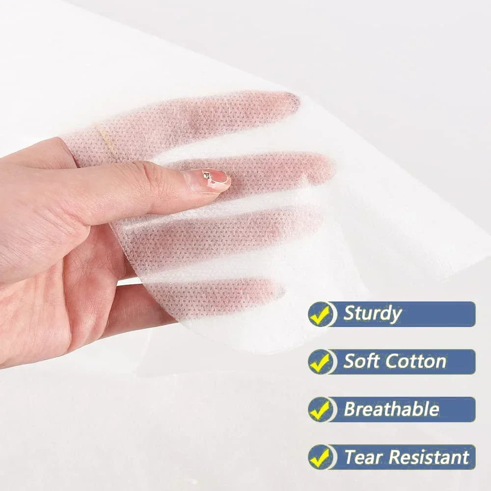 100Pcs Disposable Face Cradle Covers – Non-Woven Headrest Pads Massage Table Covers Qst
