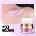 Glitter Highlighter Powder – Diamond Glow Face & Body Shimmer Glitter Highlighter Powder Qme C