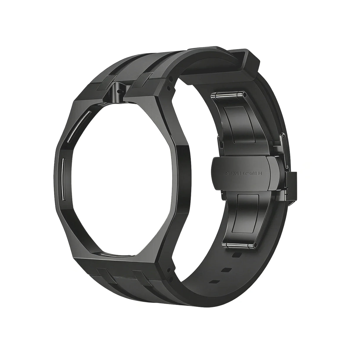 Swatch x Royal Pop Silicone Sport Band | Quick Release Strap Watch Replacement Band Qme Black 12