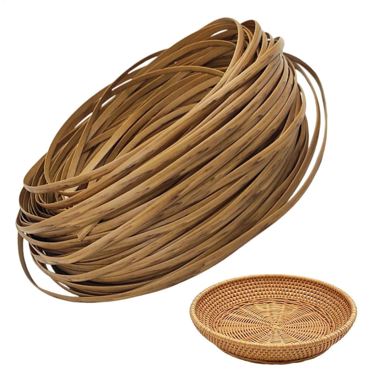 120Ft Wicker Repair Kit – UV & Waterproof Rattan Strip Roll Wicker Repair Kit Qst