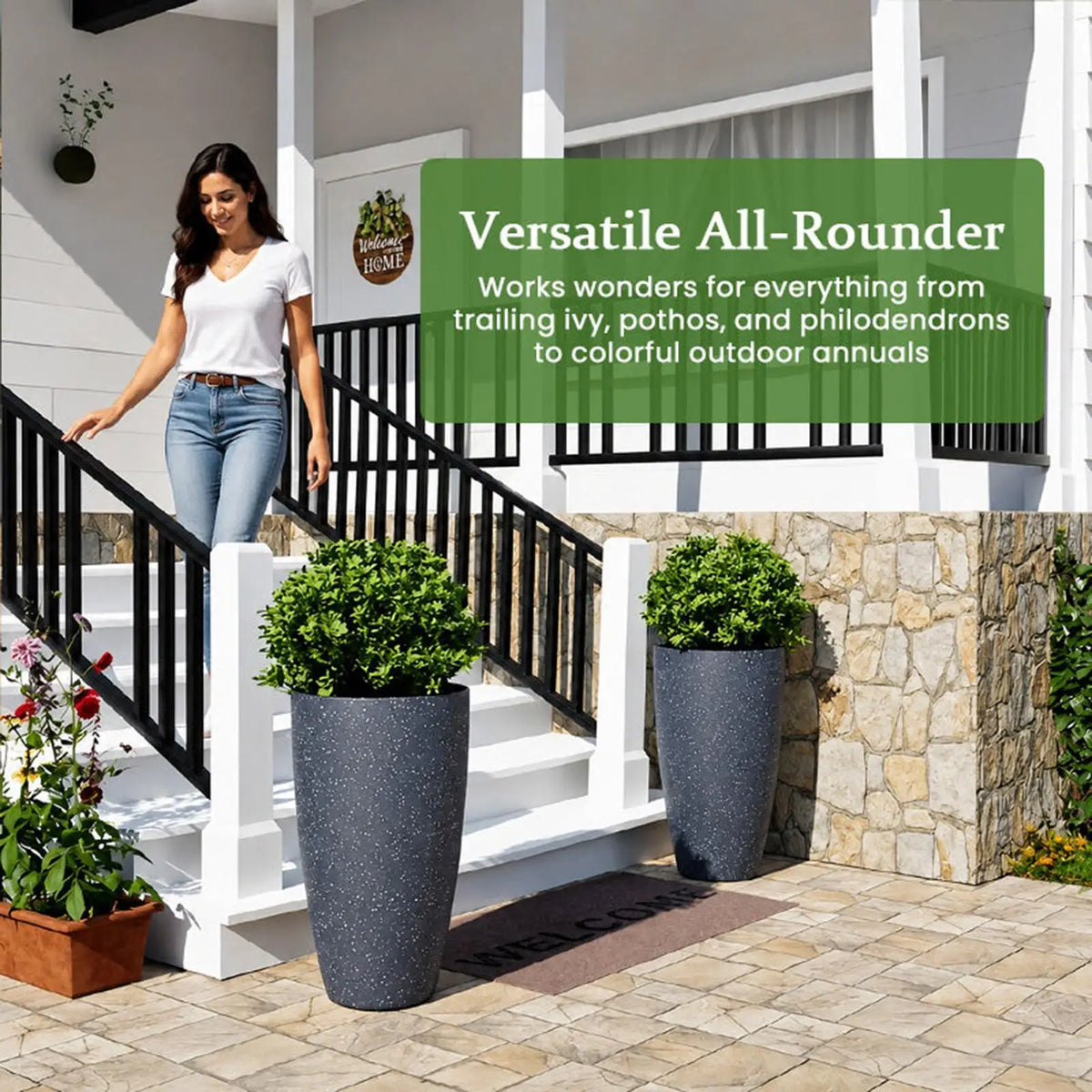 Adjustable Plant Risers Inside Pots – Planter Lift Support Planter Lift Risers Qme