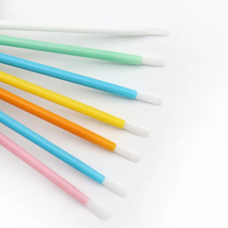 Disposable Nylon Fiber Lip Brush Wands – 50 Pk Applicator Lip Brush Applicator Qme