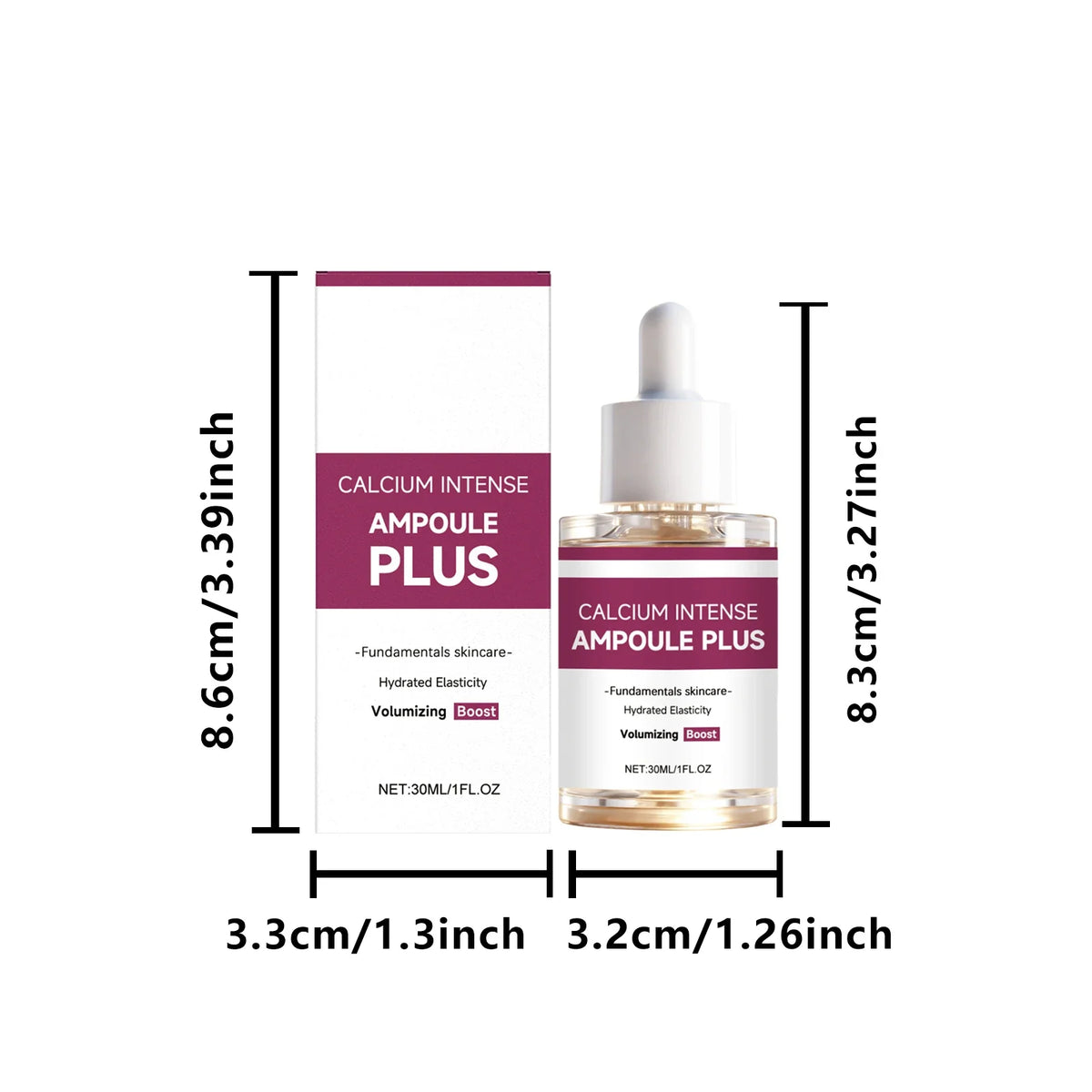 Qme Calcium Collagen Firming Essence Ampoule | Moisturizing Collagen Essence Ampoule Qme 30ml Boxed