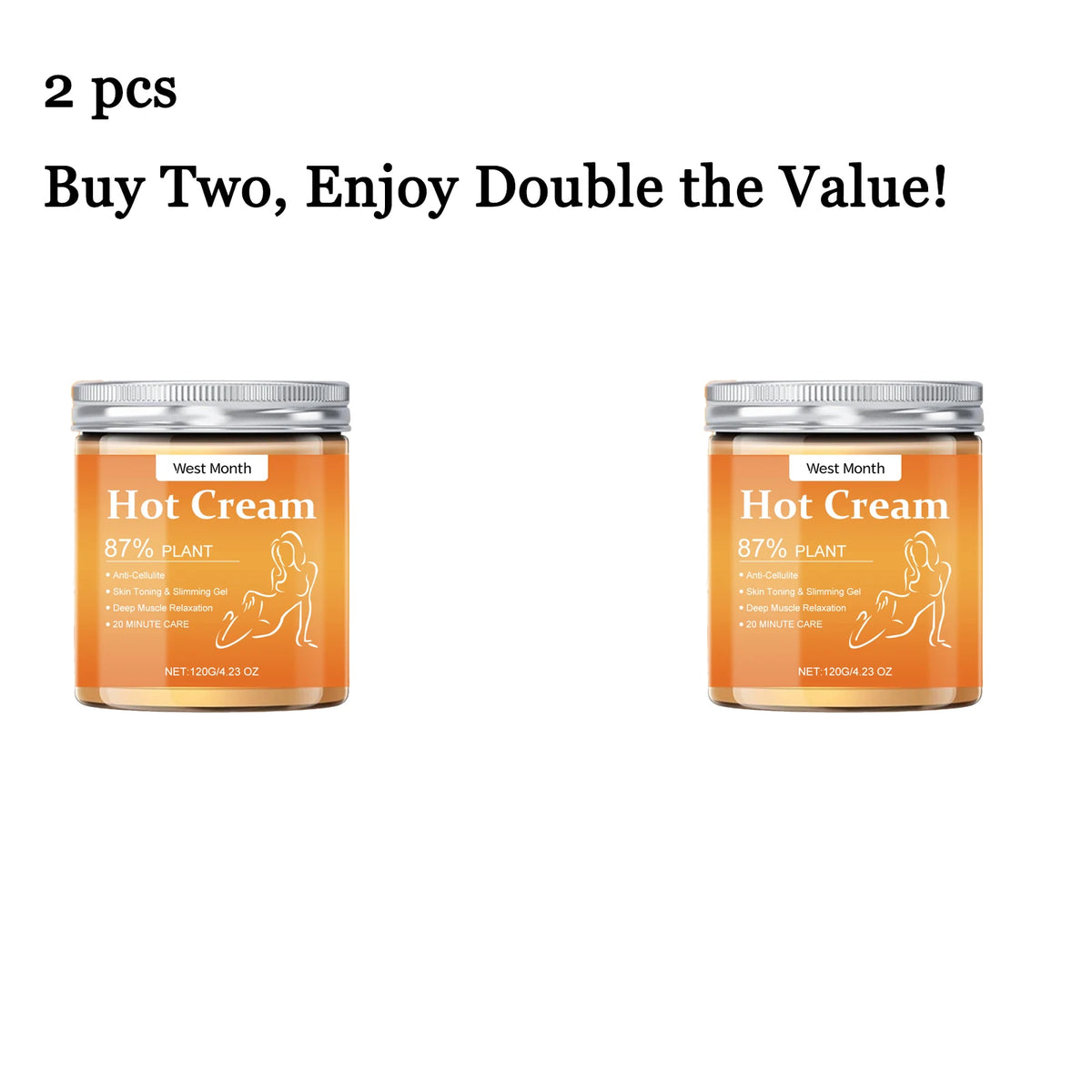 WEST MONTH Body Firming Cream – Moisturizing Tightening Lotion Body Firming Cream Qst 2 pcs