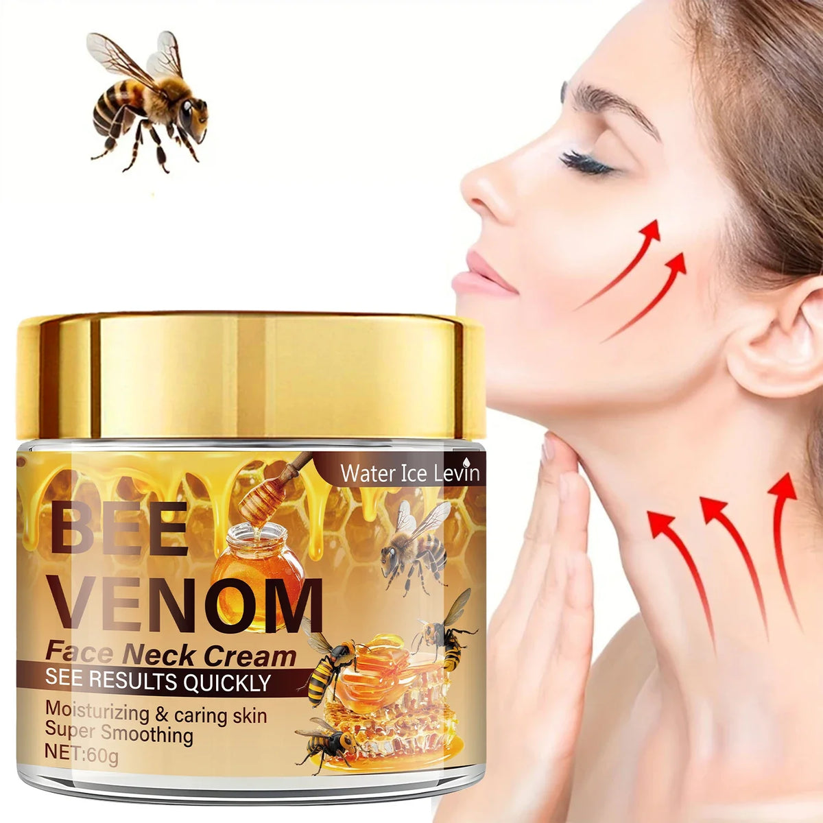 Bee Venom Firming Face Cream with Vitamin E | Moisturizer Facial Firming Cream Qme