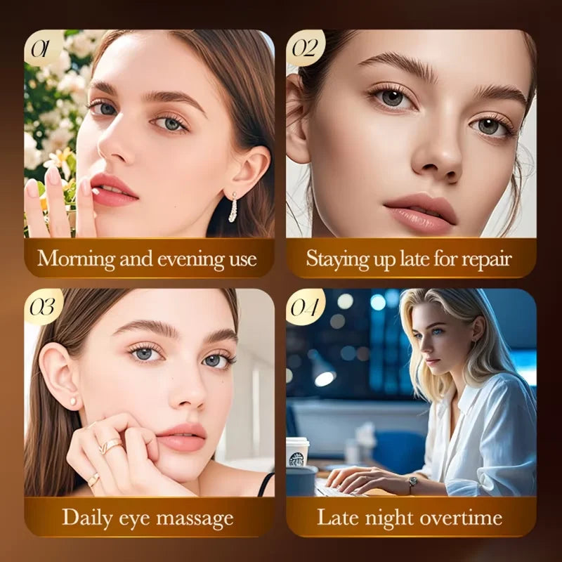 Snake Venom Eye Cream Roller Ball – Firming & Hydrating Serum Eye Cream Serum Qst