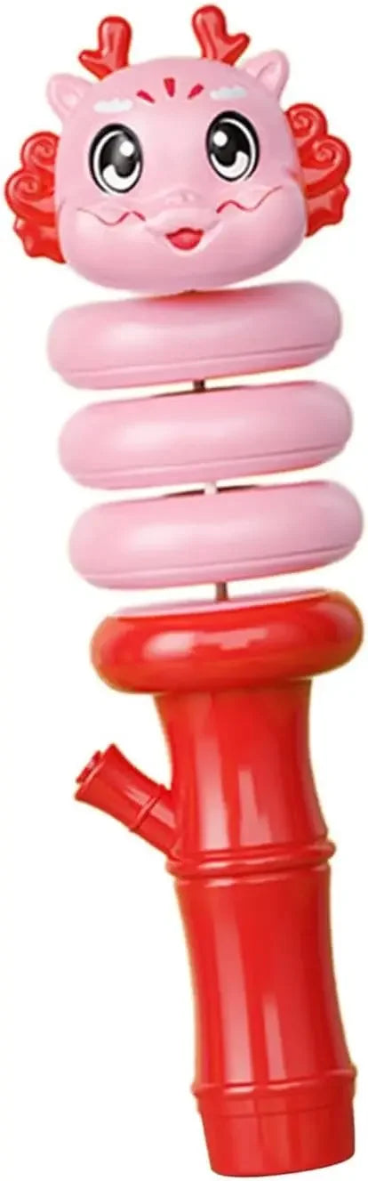 Whistling Snake Toy – Twisting Animal Noise Maker for Toddlers Novelty Noise Maker Toy Qme pink dragon