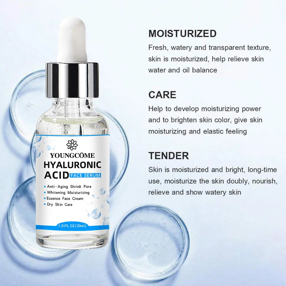YOUNGCOME Hyaluronic Acid Facial Serum – Hydrate & Refine Pores Facial Serum Qst