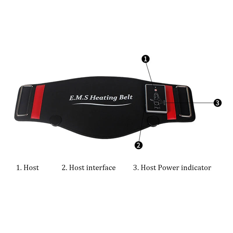 Smart EMS Wireless Abs Stimulator Belt – Unisex Slimming EMS Slimming Belt Qst