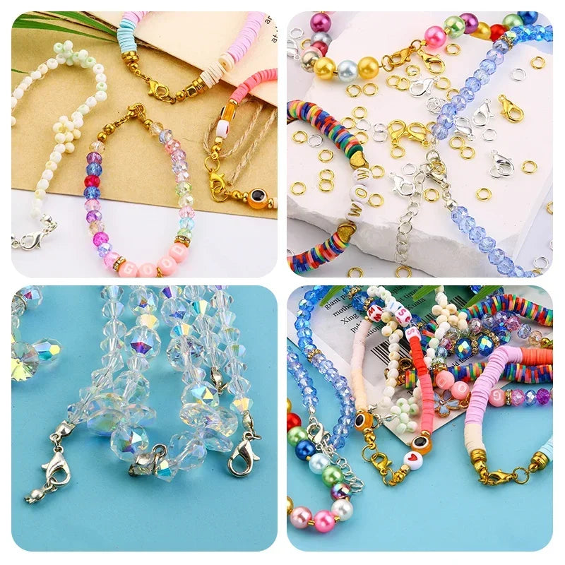 300pc Lobster Clasps & Jump Rings DIY Jewelry Making Kit Jewelry Making Findings Qme