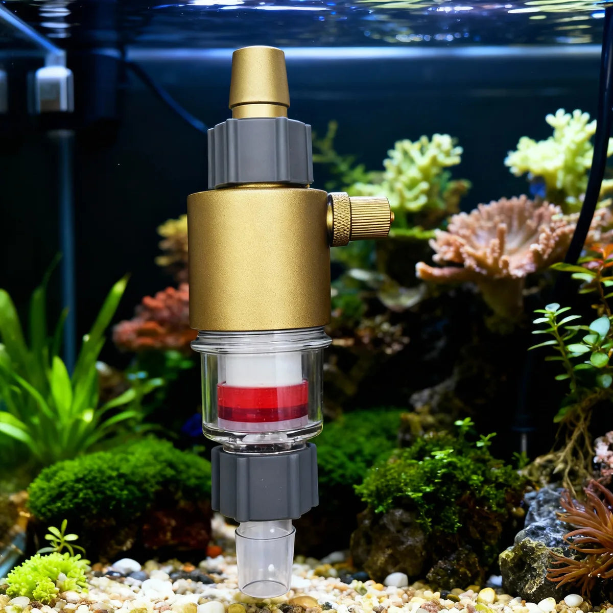 QANVEE External CO2 Diffuser Atomizer – Planted Aquarium CO2 Diffuser Atomizer Qme