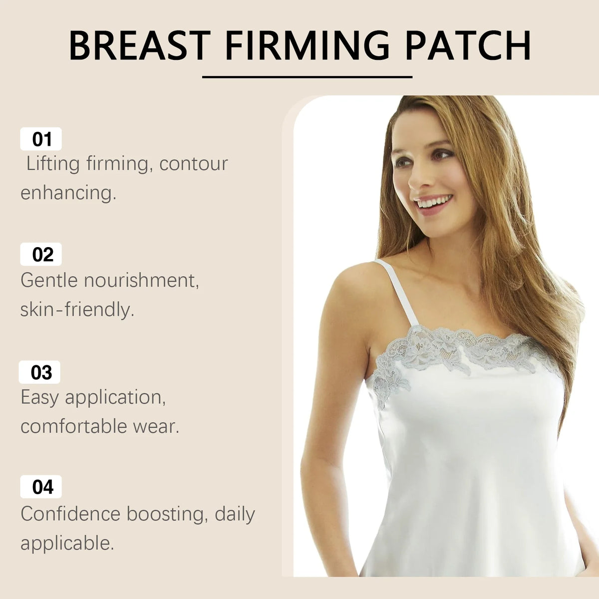 Collagen Chest Patches – Firming & Hydrating Décolleté Mask Chest Skin Patches Qst