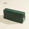 Premium PU Leather Large Capacity Men's Eyeglass Case Eyeglass Case Qme Green Eyeglass Case