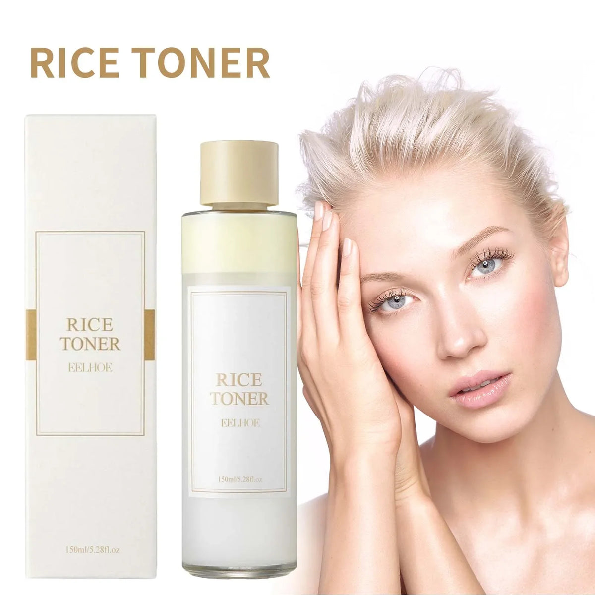 Rice Toner with Nicotinamide – Moisturizing & Firming | Qme Facial Toner Qme Default Title