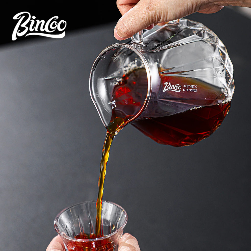 Bincoo Borosilicate Glass Coffee Sharing Pot 400ML/600ML Coffee Sharing Pot Qst