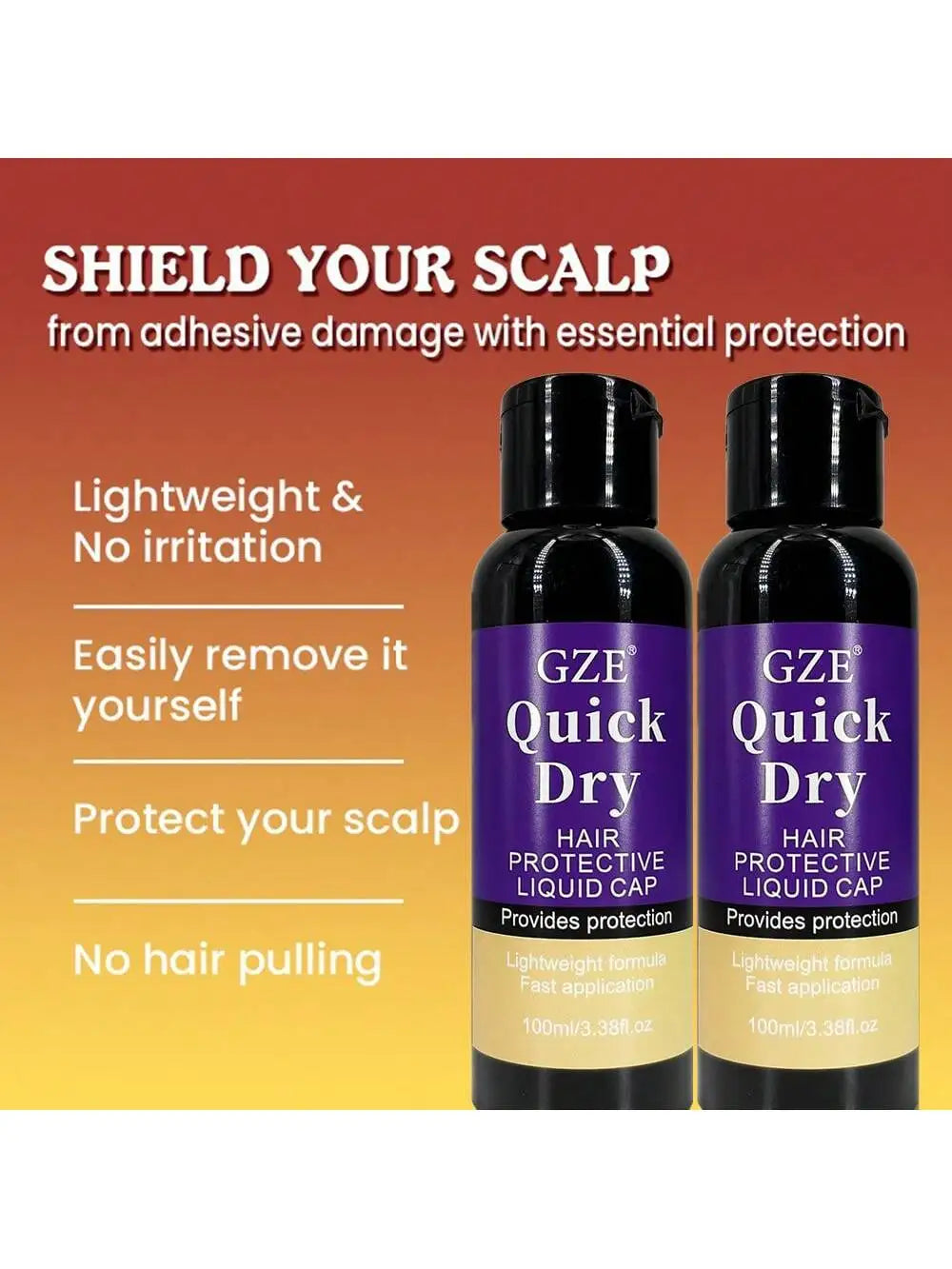 GZE Weave Glue Liquid Shield Leave-In Hair Protector Conditioner Leave-In Hair Conditioner Qme