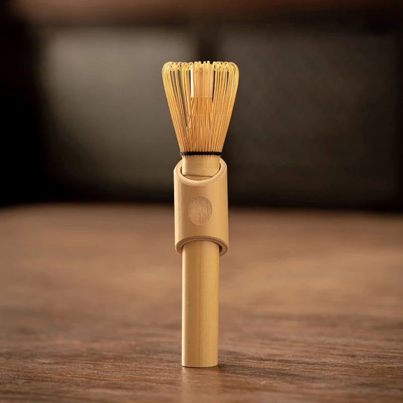 Bamboo Matcha Whisk Long Handle – Japanese Tea Ceremony Tool Matcha Tea Whisk Qst