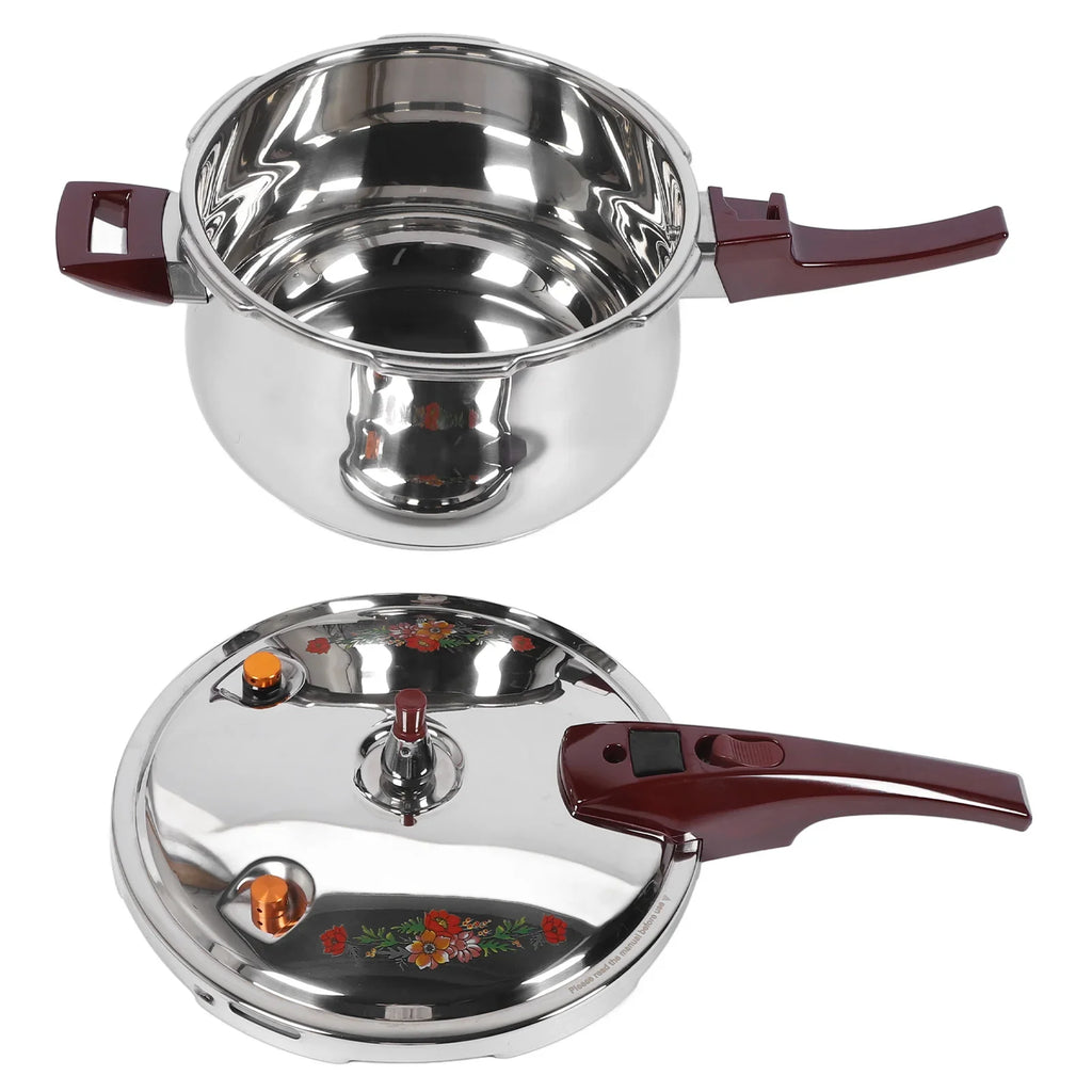 Stainless Steel Pressure Cooker 80KPA Ergonomic Handle 4-5L Pressure Cooker Qme