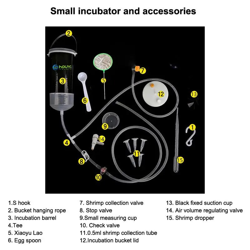 Reusable Brine Shrimp Hatcher with Scale Mark | PVC Incubator Brine Shrimp Hatcher Qme