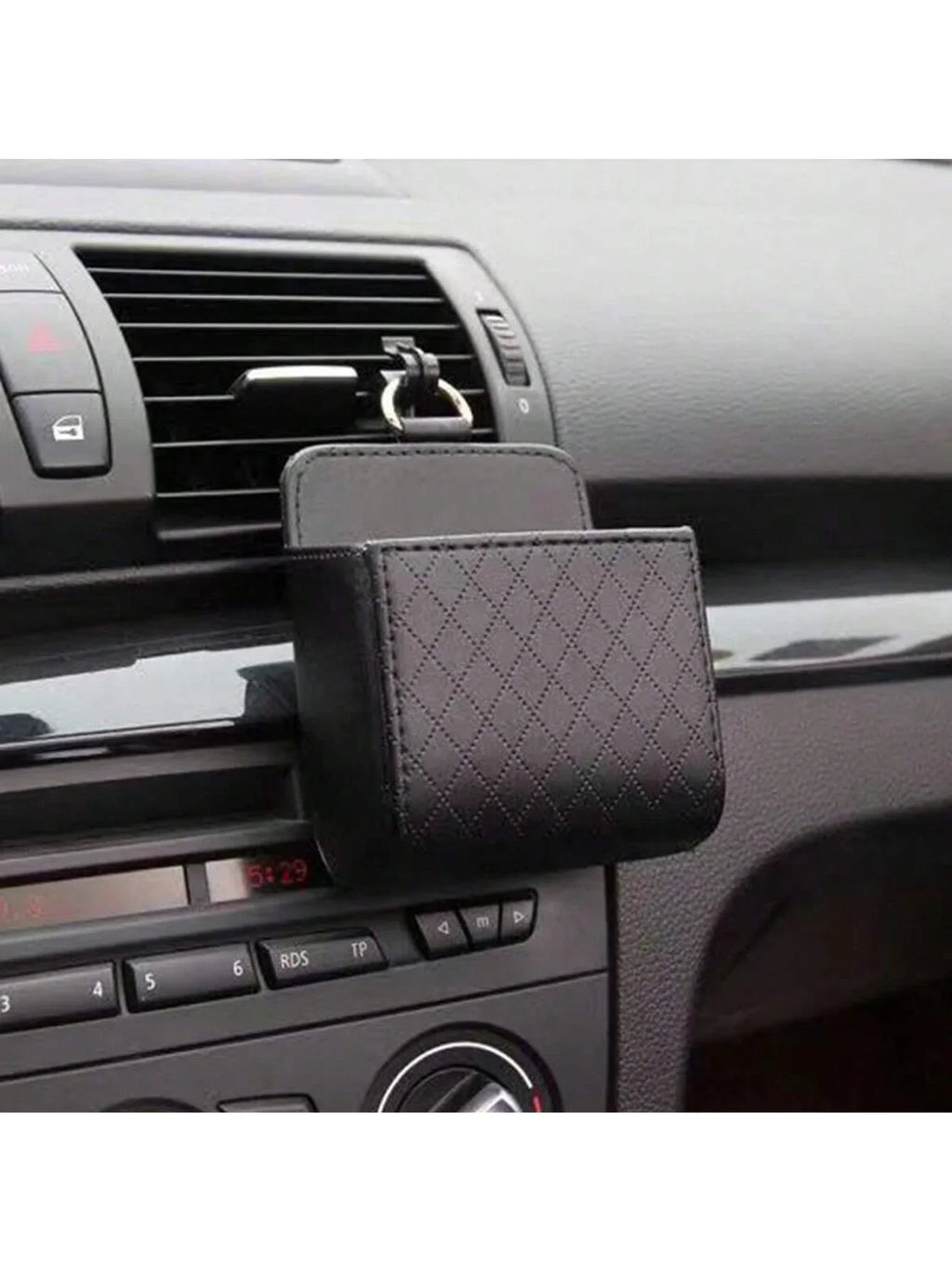 Car Air Vent Storage Bag & Organizer Box | Qme Car Vent Organizer Qme black