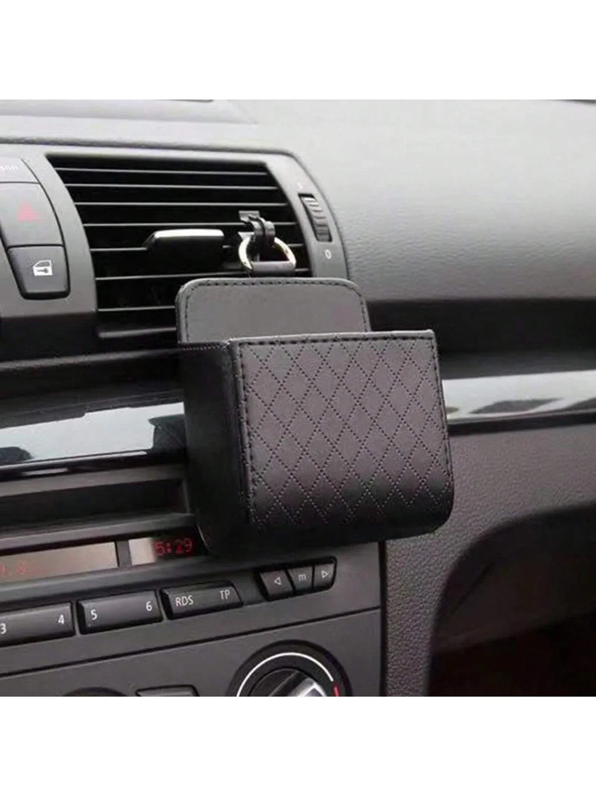 Car Air Vent Storage Bag & Organizer Box | Qme Car Vent Organizer Qme black