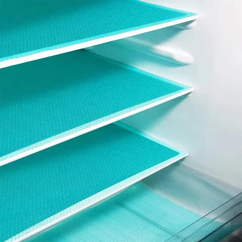 EVA Waterproof Refrigerator Liner Mats – Washable, BPA-Free, 4pcs Refrigerator Liner Mat Qme