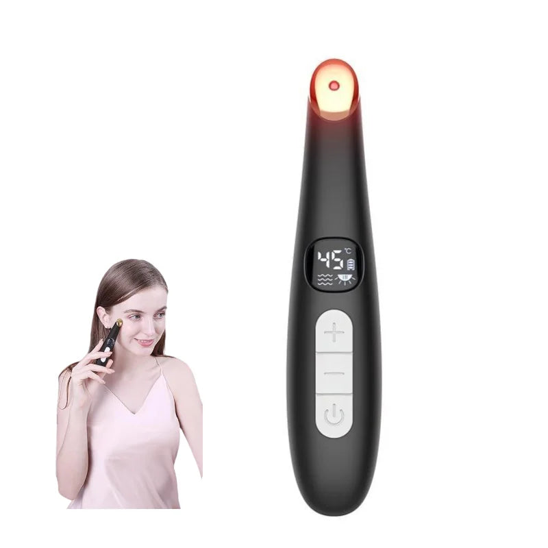 VIMYSHOW 3-in-1 Eye Lift Wand – Red Light & Vibration Eye Beauty Wand Qst
