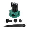 360° Rotating Garden Sprinkler 12 Multi-Head Auto Irrigation Garden Sprinkler Qme As picture