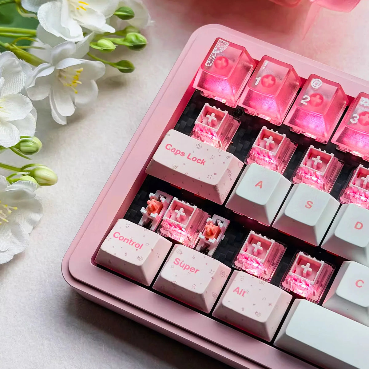 UGAMING Pink Mount Tai HE GT Magnetic Keyboard Switch Keyboard Switch Qme