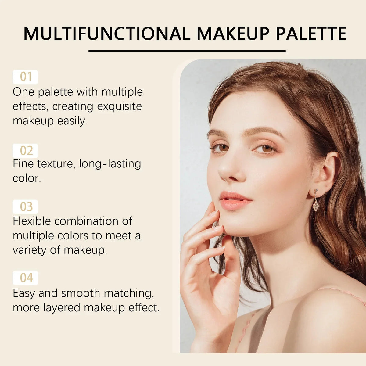 Multicolor Baked Setting Powder – Waterproof & Brightening Baked Setting Powder Qme
