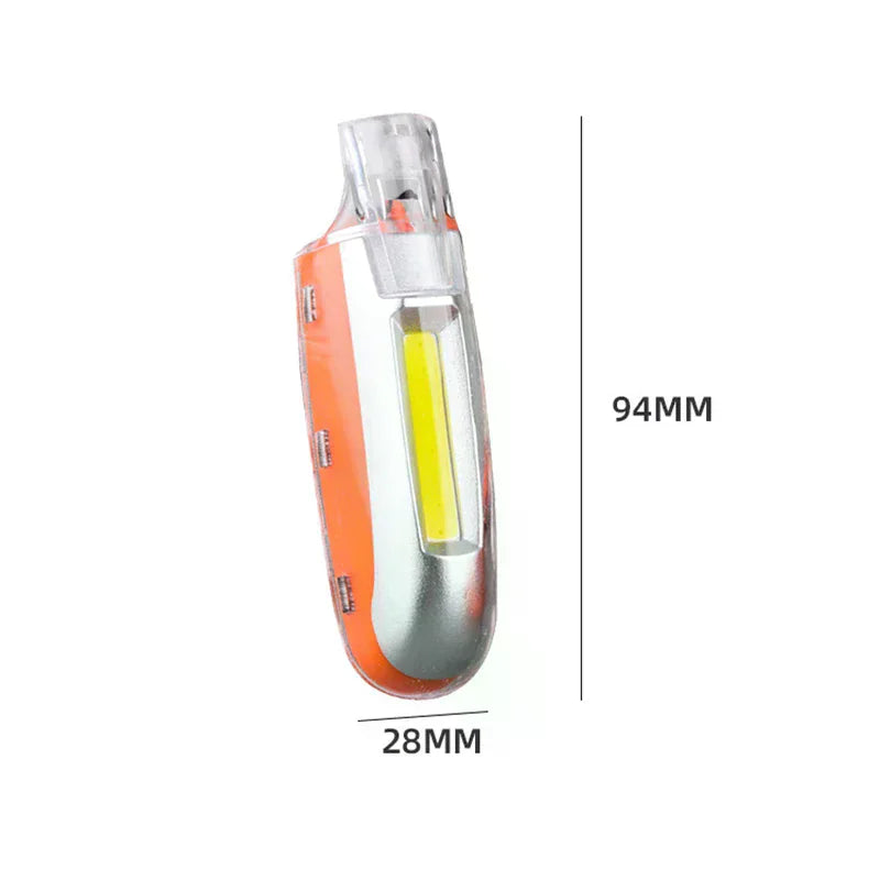 Survival Whistle with LED Flashlight | Mini USB Rechargeable Survival Whistle Torch Qme