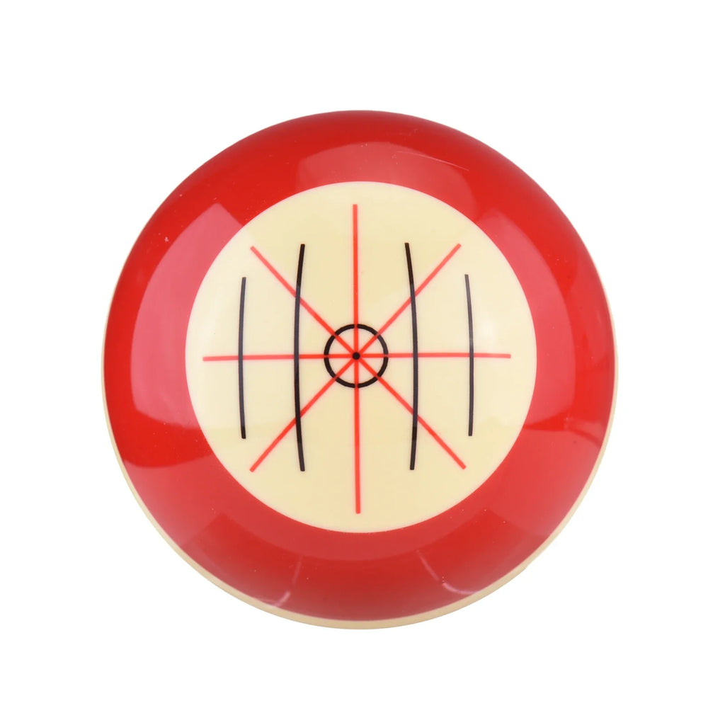 Resin Billiard Training Cue Ball Set – Red & White Pool Practice Billiard Training Ball Qme