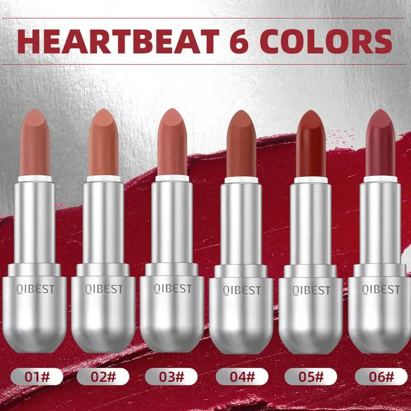 Matte Velvet Lipstick Pencil – Smudge-Proof High-Pigment Matte Lip Pencil Qme